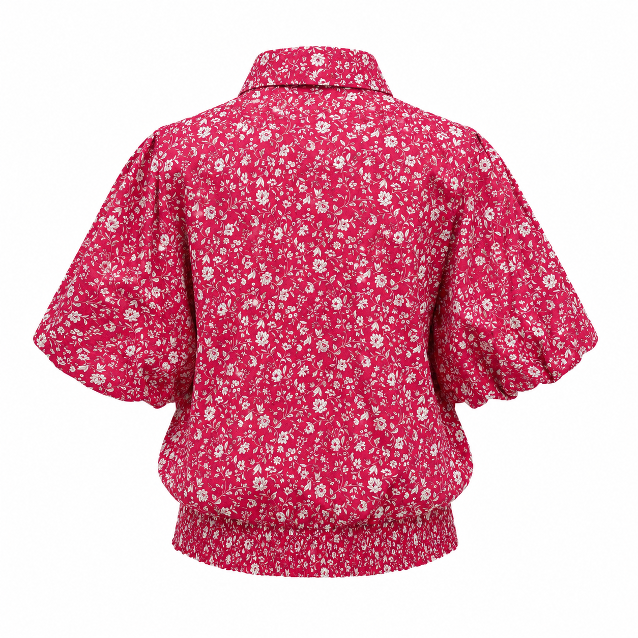 Puffed Sleeve Meadow Top with Elastic