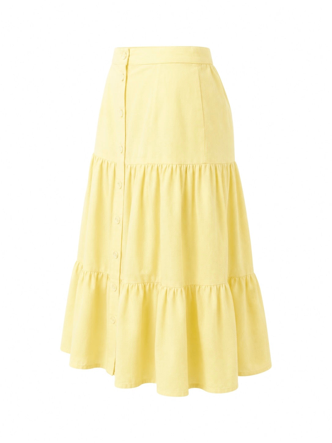 Front Button Skirt