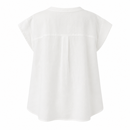 [Ma'e] Wave Linen Blouse