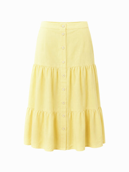 Front Button Skirt