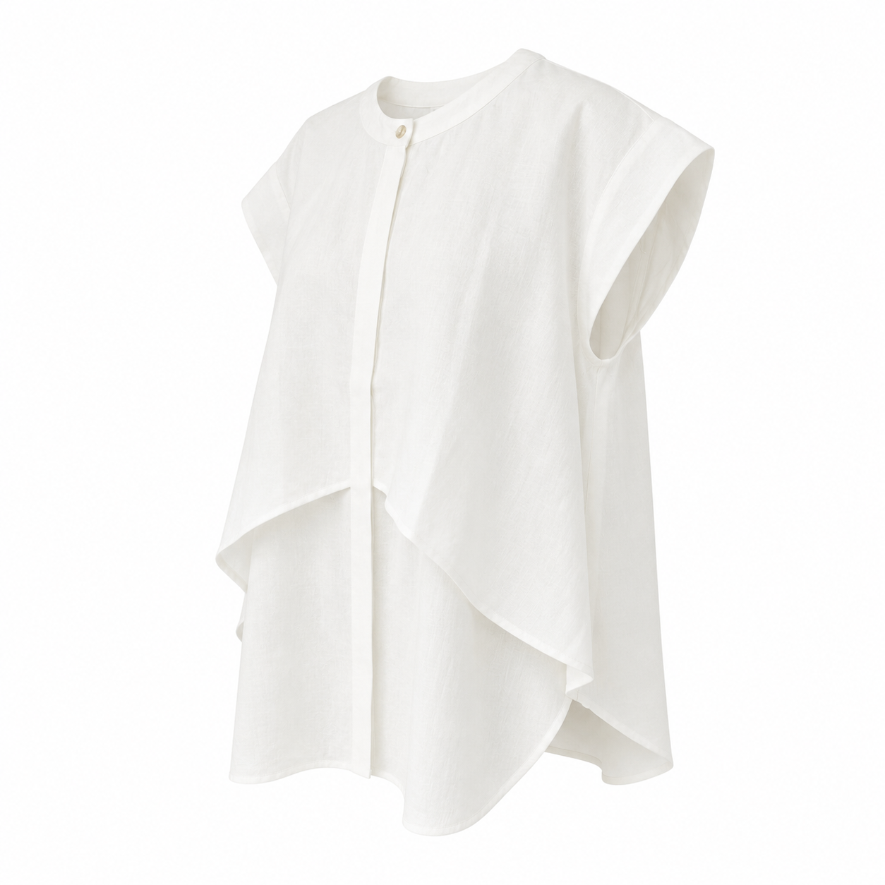 [Ma'e] Wave Linen Blouse