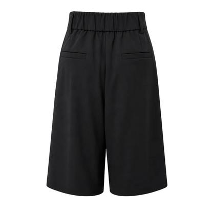 3/4 culotte pants with back elastic waistband