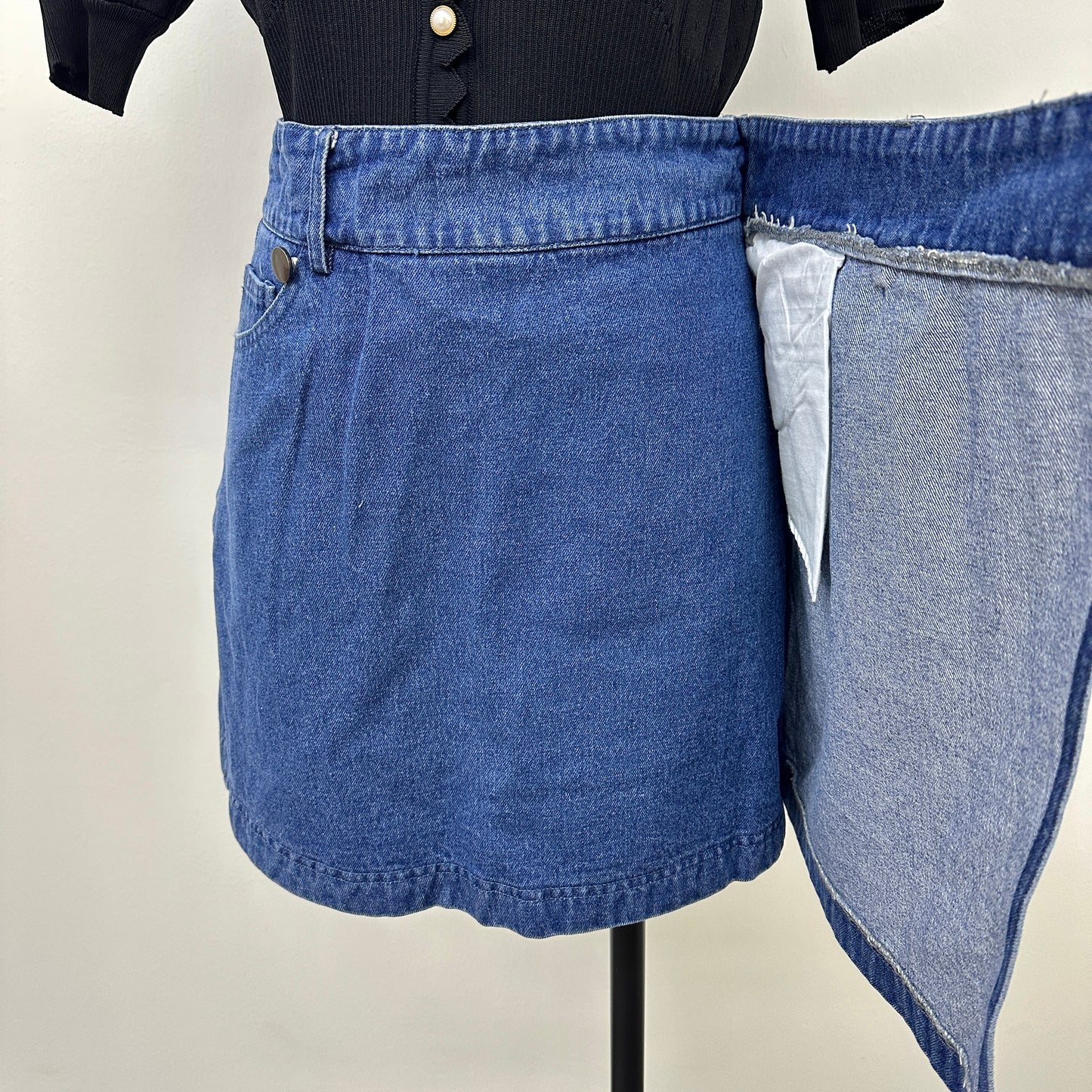 Denim Short Skirt