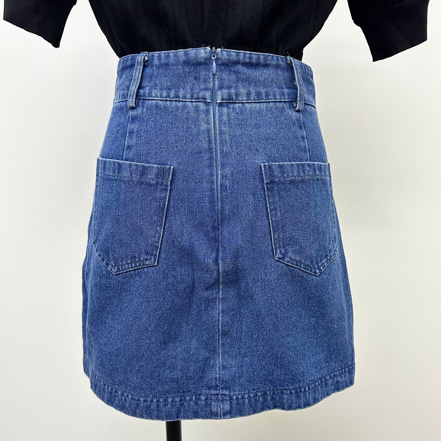 Denim Short Skirt