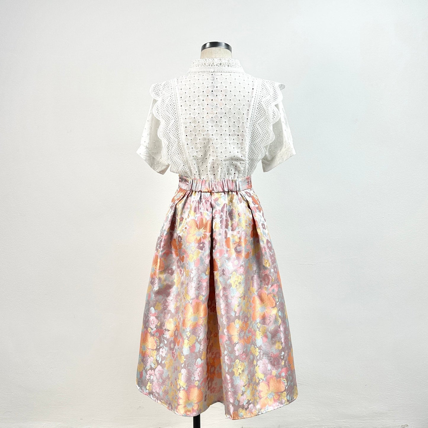 Demure Jacquard Skirt