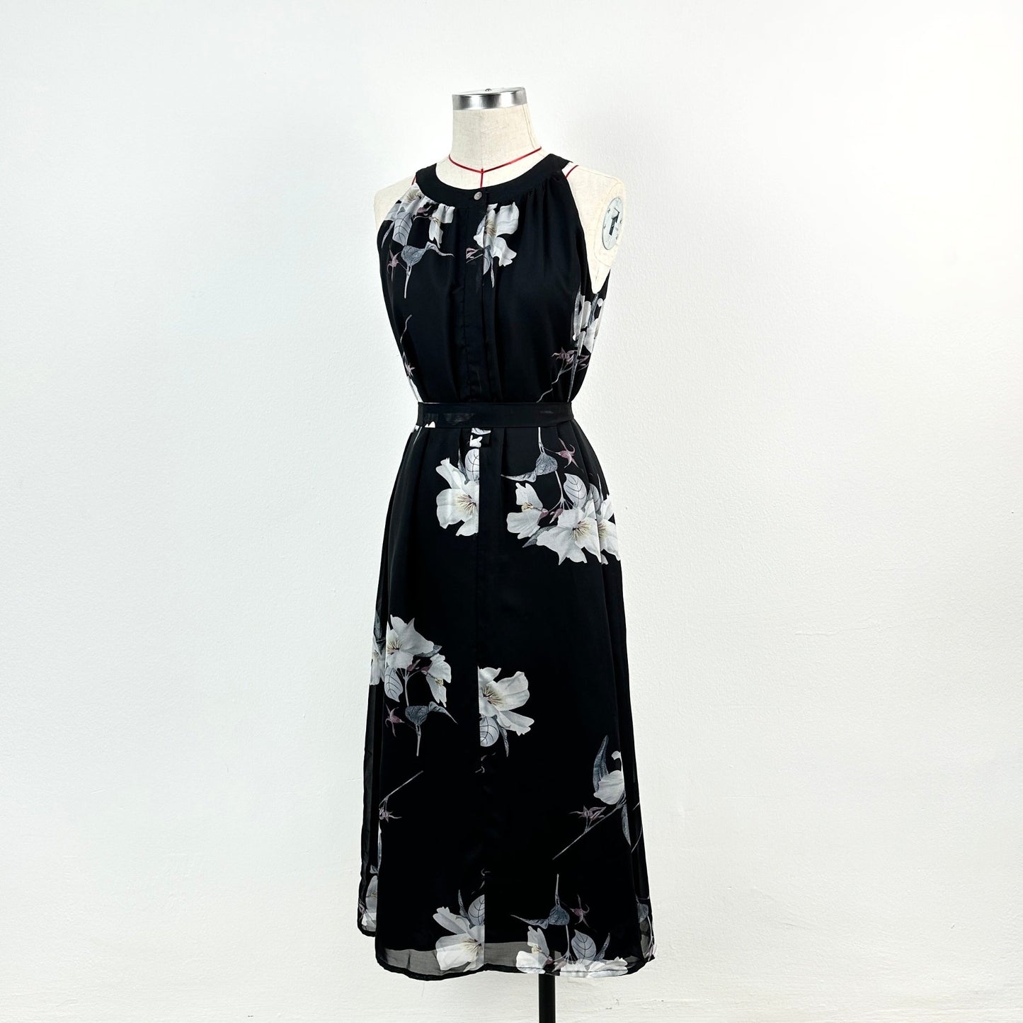 Drea Black Floral Dress