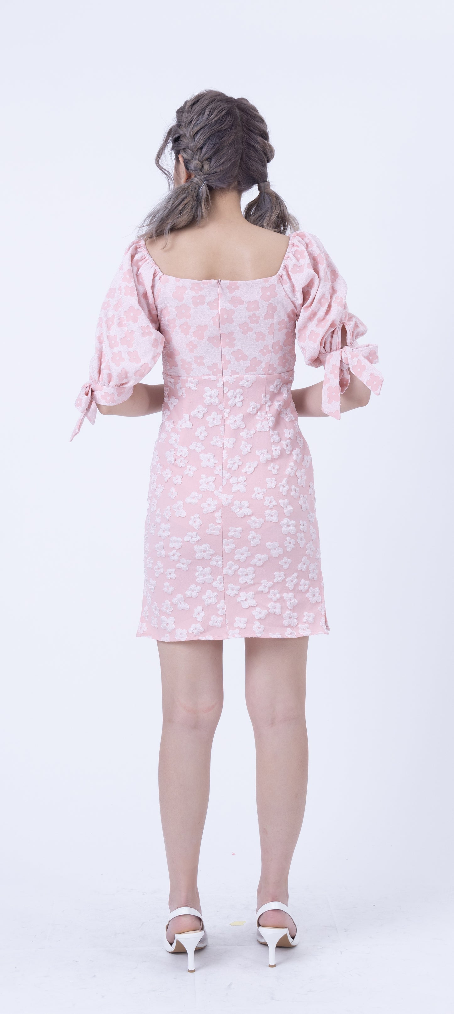 Puff Sleeve Milkmaid Mididaxi Dress